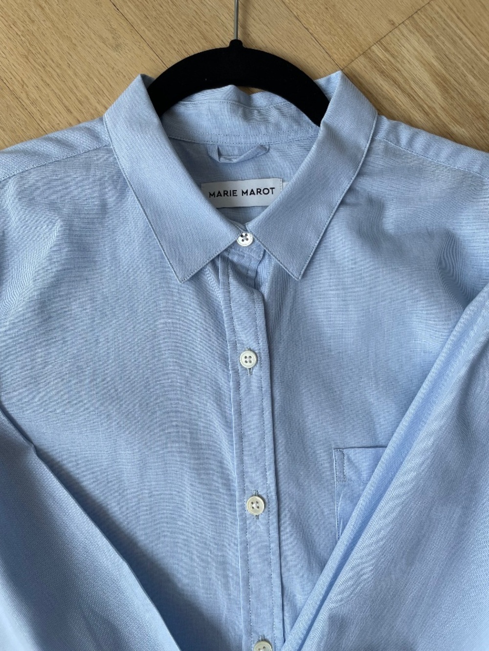 Marie Marot Blue Button Down